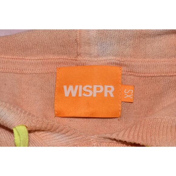 WISPR BY BRODIE CASHMERE $185 Multi-Color Tie-Dye Lightweight Pullover Hoodie XS - Picture 3 of 3